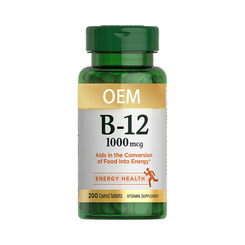 Vitamin B12 Tablets Manufacturer - 1000mcg Energy Metabolism Support Nerve Health OEM Private Label