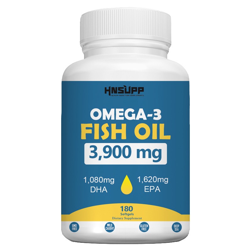 Fish Oil Softgels Factory - Wholesale Price Heart Support Fish Oil Softgel Capsules EPA DHA Omega 3 1000mg