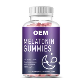 Melatonin Gummy Factory - OEM Hot Selling Melatonin Gummy Sleep Gummy Health Supplements Vegetarian