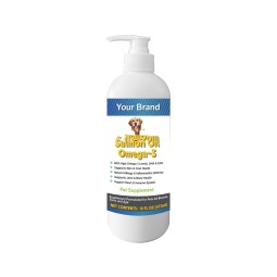 Salmon Oil Supplement Manufacturer - 2025 OEM Salmon Oil Health Skin and Mackerel Oil Omega-3 EPA DHA Pet Liquid