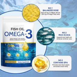 Omega-3 Fish Oil Supplement Manufacturer - 2025 Wholesale Lemon-flavored Omega-3 Fish Oil for Sports Research