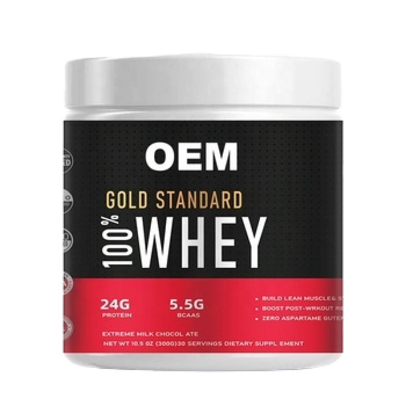 Whey Protein Powder Factory - OEM Private Label Gold Standard Sports Nutrition Supplement for Adults