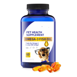 Salmon Oil Capsules Manufacturer - 2025 Vitamin Supplement Salmon Oil Capsules for Cat Immune System Support