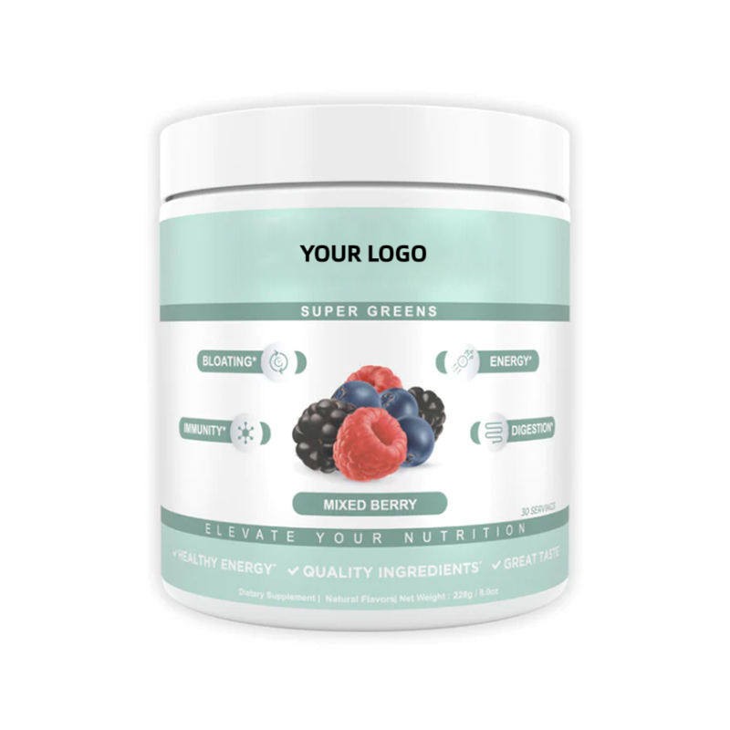 Superfood Powder Manufacturer - Affordable Superfood Powder Mixed Berry with Probiotics Energy Support