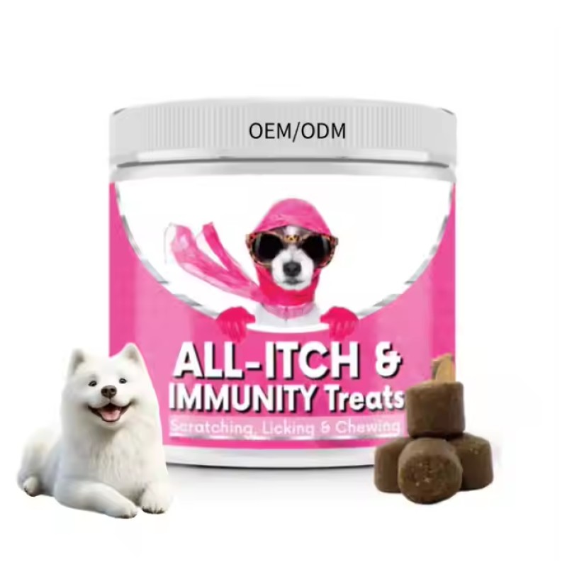 Dog Supplement Manufacturer - Customizable Private Label Chewable Dog Healthcare Tablets Anti-Itch Formula