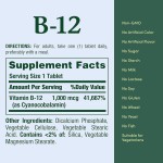 维生素B12片剂生产商-1000微克能量代谢支持神经健康代工贴牌