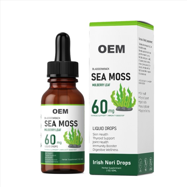 Sea Moss Drops Factory - Private Label Organic Natural Irish Sea Moss Drops 60ml Immunity Boosting Drink