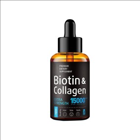 Biotin Collagen Drops Manufacturer - OEM Private Label Oral Liquid Biotin Collagen for Hair Growth Skin Health