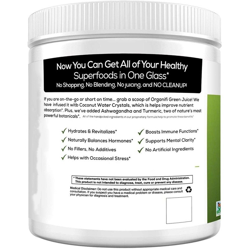 Super Green Powder Factory - Custom Formula Vegan Protein Vitamin Super Supplement Superfood Green Food Powder