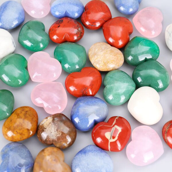 Love Sculpture Manufacturer - Natural Crystal Irregular Shape Carved Customizable