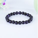 Crystal Bracelet Manufacturer - Natural Blue Goldstone Beaded CNAS Certified