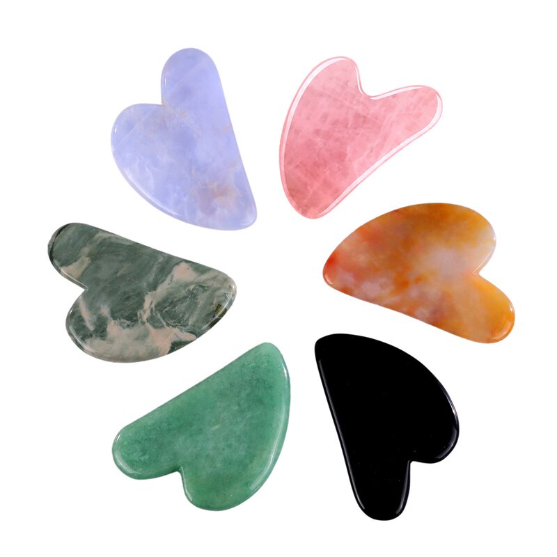 Gua Sha Tool Manufacturer - Natural Pink Rose Quartz for Jawline Sculpting
