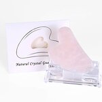 Gua Sha Board Set Manufacturer - Natural Quartz Heart Shaped Custom Logo