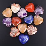 Crystal Heart Manufacturer - Natural 50mm Large Healing Stone Love Quartz Bulk