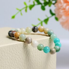 Crystal Bracelet Manufacturer - Mixed Color Semi-Precious Stone Beads Healing