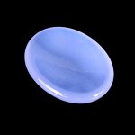 Worry Stone Manufacturer - Natural Blue Chalcedony Engraved for Anxiety Relief