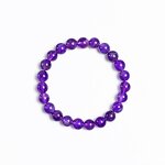 Crystal Bracelet Manufacturer - Natural Amethyst 4mm Beaded Polished Handicraft