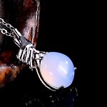 Pendant Necklace Manufacturer - Natural Blue Chalcedony Love Heart Silver