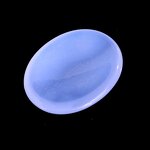 Worry Stone Manufacturer - Natural Blue Chalcedony Engraved for Anxiety Relief