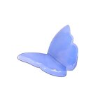 Butterfly Wings Carving Manufacturer - Natural Blue Chalcedony 3D Hand Carved