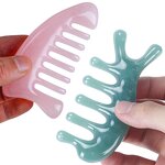 Gua Sha Comb - Lymphatic Drainage Facial Scalp Neck Back Relaxation Tool