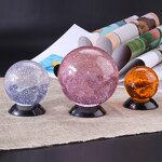 Glitter Acrylic Crystal Ball - Factory Wholesale Home Decor Plastic Resin
