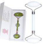 Resin Jade Roller Set - Custom Logo Anti Aging Purple Facelift Massager