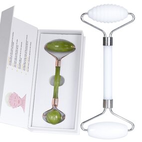 Resin Jade Roller Set - Custom Logo Anti Aging Purple Facelift Massager