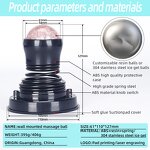 Suction Cup Massage Ball - Foot Leg Neck Hot Cold Roller Wall Mountable
