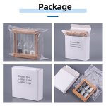 3 in 1 Tea Hourglass - Short Delivery Wooden Frame 3/4/5 Minute Sand Timer