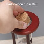 DIY Sand Hourglass - China Best Price Empty Custom Logo Wooden Table Clock