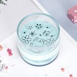 Acrylic Round Paperweight - Modern 2.5-Inch Promotional Sand Souvenir Gift