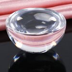 Crystal Magnifying Dome - Half Sphere Blank Round Paperweight Hemisphere