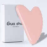 Resin Gua Sha Set - Custom Logo Heart Shape Muscle Scraping Crystal Tool