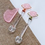 Resin Eye Roller Set - 2-In-1 Ice Globes Face Lifting Custom Logo Tool