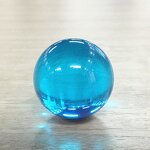Clear Acrylic Game Ball - Custom 75MM Gaming Home Decor Colorful Resin
