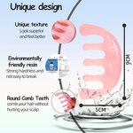 Resin Scalp Gua Sha Comb - Custom Wholesale Eco-Friendly Meridian Massaging