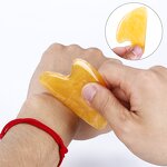 Resin Heart Gua Sha Board - Imitate Jade Face Body Puffiness Reduction Tool