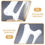 White Jade Gua Sha Board - Blood Circulation Lymphatic Drainage Body Facial