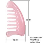 Resin Meridian Comb - Custom Logo Scalp Face Chest Acupoint Massage Tool