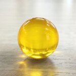 Clear Acrylic Game Ball - Custom 75MM Gaming Home Decor Colorful Resin