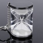 Mini Sand Timer Keychain - Customized 3 Min Acrylic Printing Logo Gift