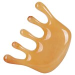 Resin Massage Comb - Custom LOGO Five Teeth Men Women Scalp Therapy Tool