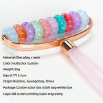 Resin Rainbow Jade Roller - 2025 Pre-sale Custom Colorful Facial Lifting Tool