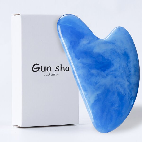 Resin Muscle Gua Sha Board - Eco-Friendly Crystal Heart Face Lifting Scraper