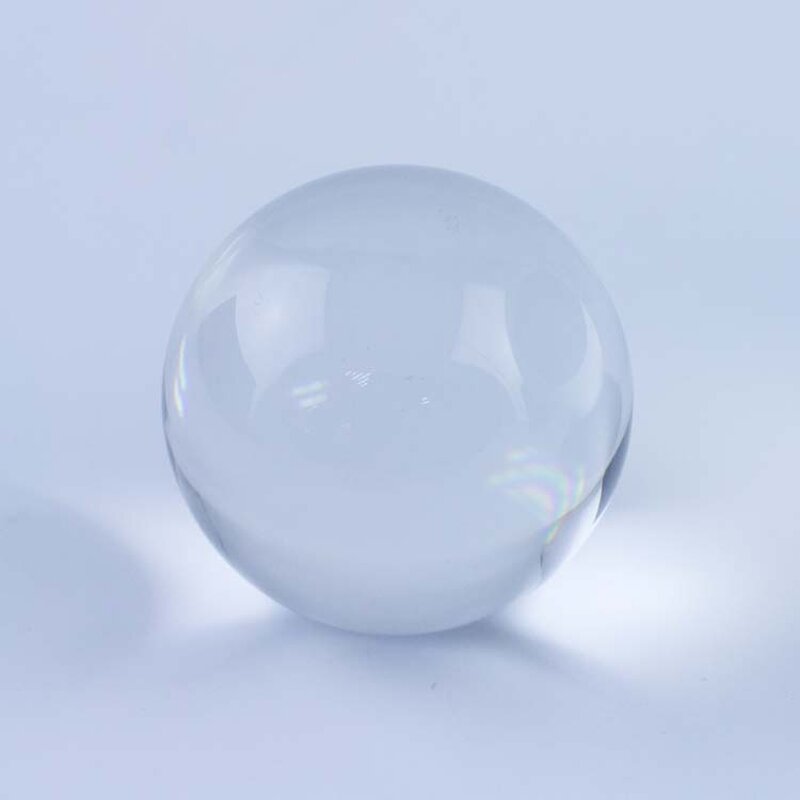 Clear Acrylic Juggling Ball - Large Diameter 100mm Contact Play Ball