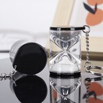 Mini Sand Timer Keychain - Customized 3 Min Acrylic Printing Logo Gift