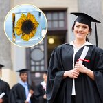 Resin Cube Paperweight - Natural Flower Real Dandelion Sunflower Christmas