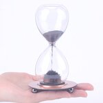Magnetic Hourglass - Desk Office Science Home Decor Sand Timer