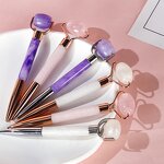 Resin Facial Massager Set - High Quality Jade Roller with Box Packaging